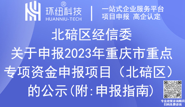 北碚區(qū)工業(yè)和信息化專(zhuān)項(xiàng)資金項(xiàng)目名單